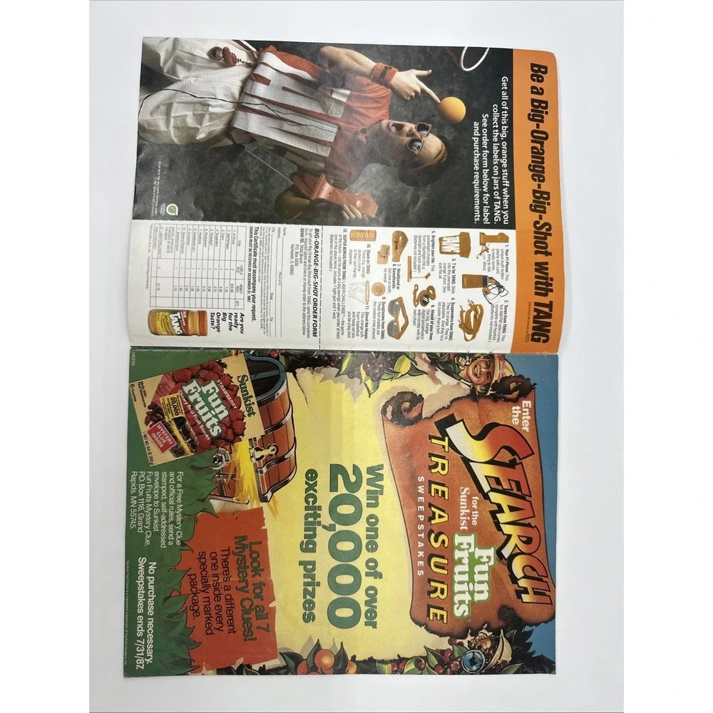 Vintage ThunderCats Magazine Lot 1987 1988 Lion O WilyKit WilyKat Poster